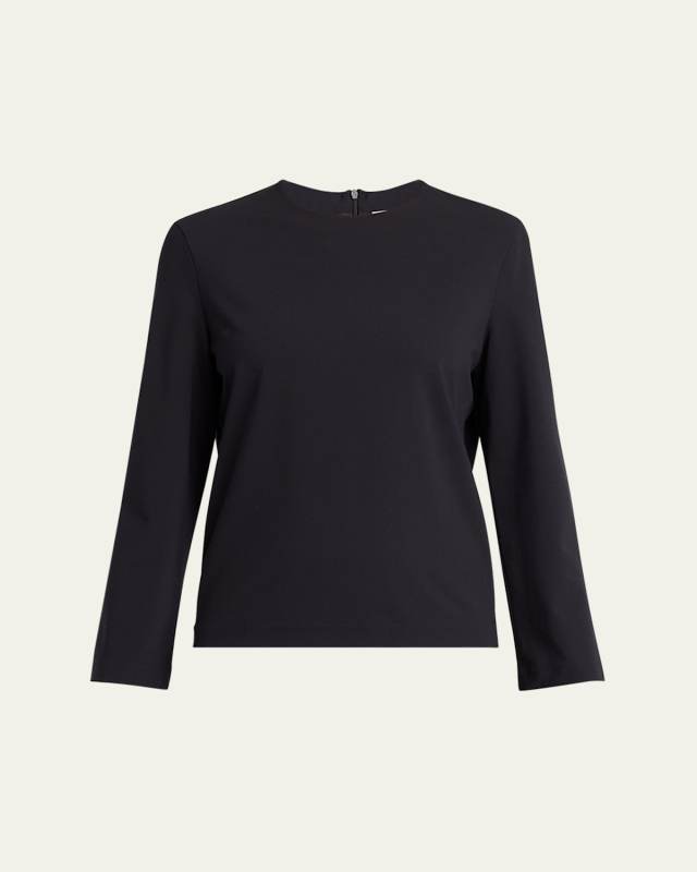 Azalea Long Sleeve Scuba Top